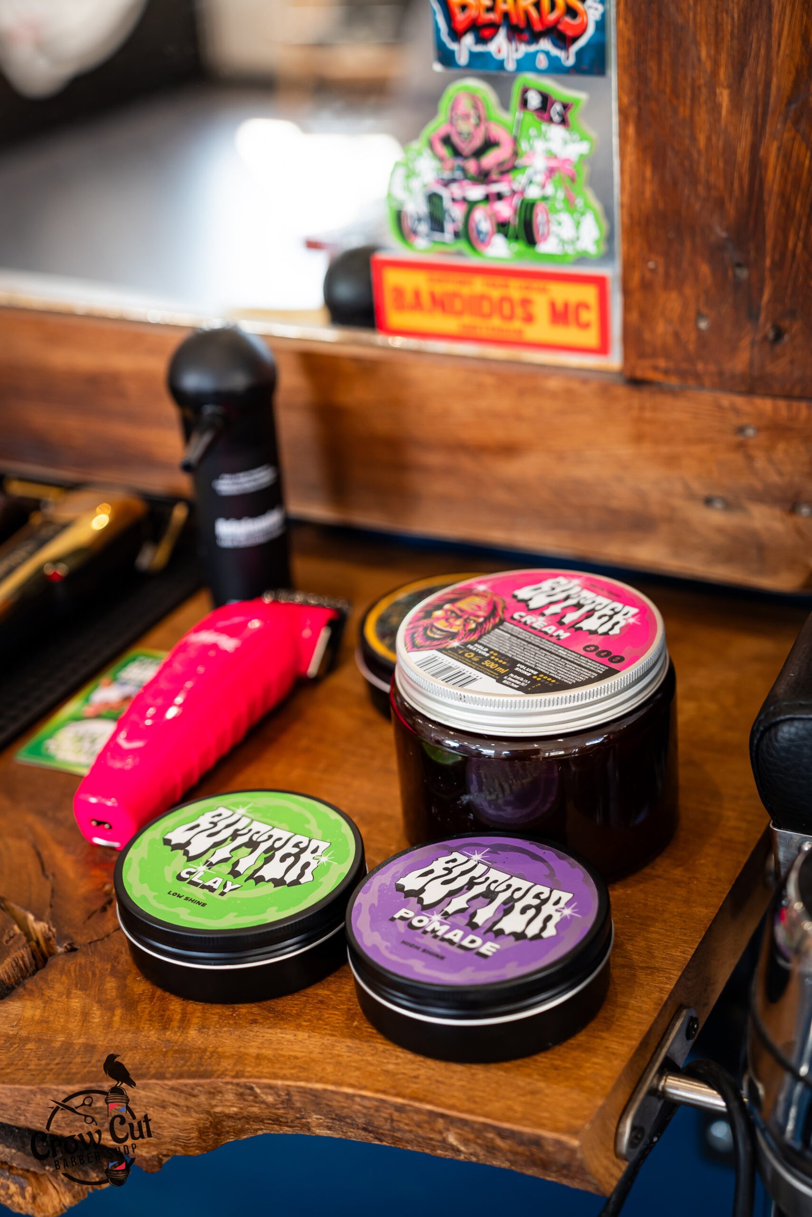 Detale salonu Crow Cut Barber Shop