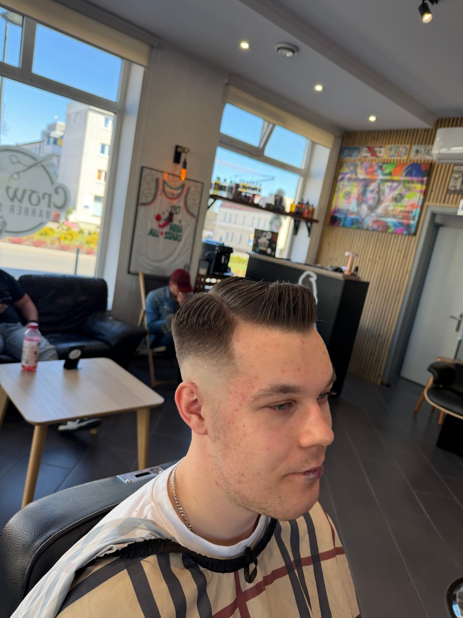 Crow Cut Barber Shop końcowy efekt strzyżenia